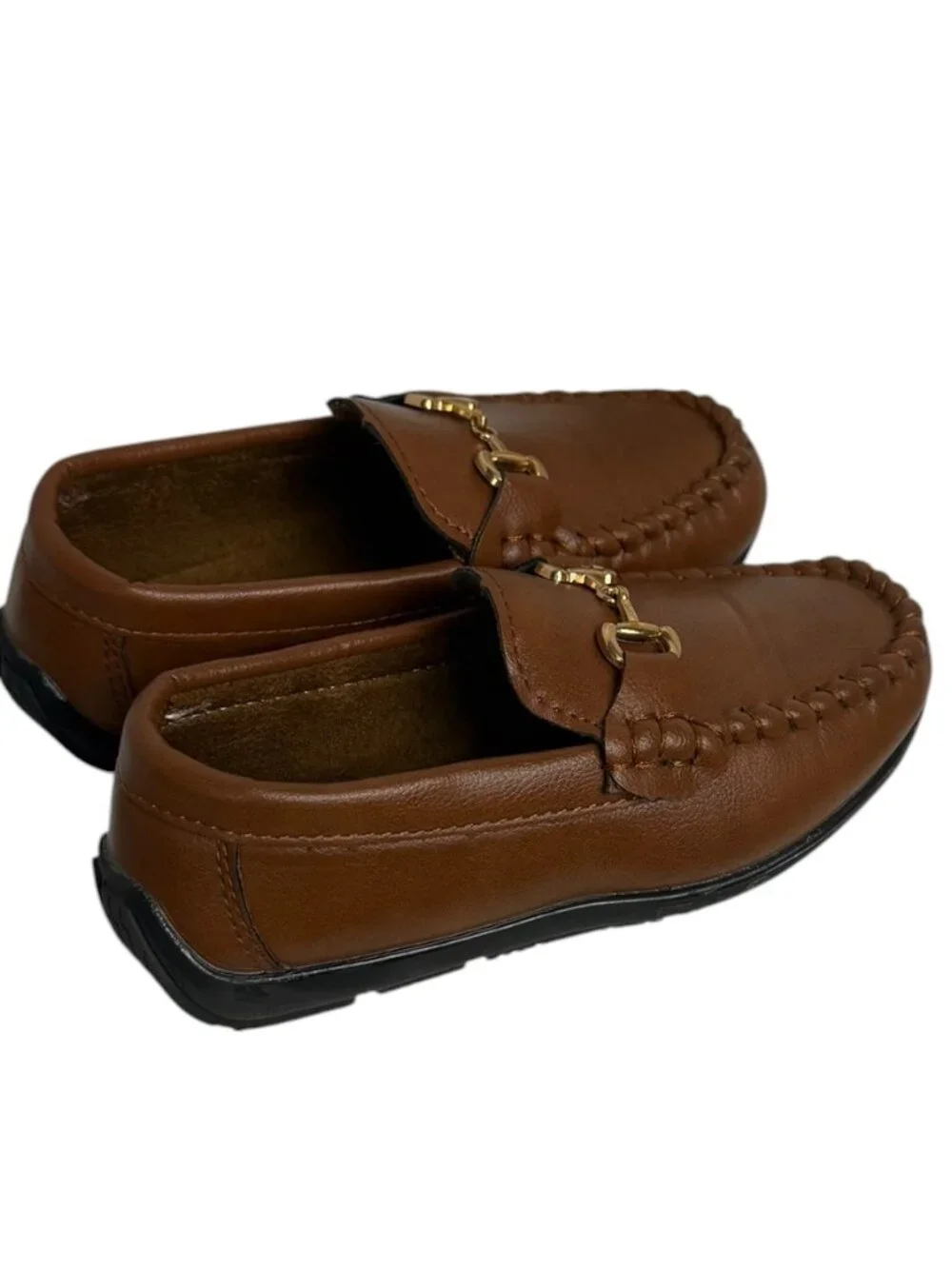 JOSMO Brown Horsebit Loafers Moc Toe Toddler Boys Size 9